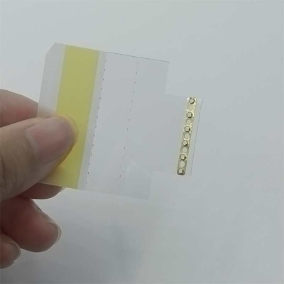 Yellow SMT Double Splice Tape With Copper Clip Buckle 8mm 12mm 16mm For Material Splicing