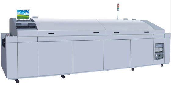 Forno de refluxo SMT de zona 8 4800W Máquina de soldagem de refluxo SMT consistente